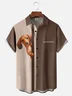 Moisture-wicking Dachshund Chest Pocket Bowling Shirt