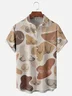 Moisture Wicking Simple Line Drawing Chest Pocket Hawaiian Shirt