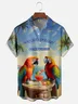 Moisture-wicking Its 5 Oclock Somewhere Chest Pocket Hawaiian Shirt