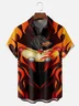 Moisture Wicking Flaming Hot Dog Hawaiian Shirt