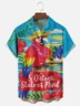 Moisture-wicking Its 5 o'clock somewhere Parrots Chest Pocket Hawaiian Shirt