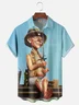 Moisture Wicking Fishing Time Hawaiian Shirt