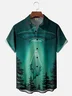 Moisture Wicking Halloween UFO Ghost Hawaiian Shirt