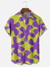 Moisture-wicking Starfish Abstract Art Chest Pocket Hawaiian Shirt