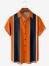 Tall Size Moisture-wicking Football Chest Pocket Bowling Shirt