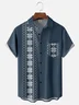 Moisture-wicking Ethnic Chest Pocket Bowling Shirt