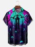 Moisture-wicking Halloween Ghost Chest Pocket Hawaiian Shirt