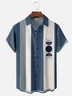 Moisture-wicking Minimalist Art Chest Pocket Bowling Shirt