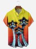 Tall Size Moisture-wicking Ostrich Chest Pocket Short Sleeves Casual Shirt