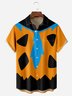 Tall Size Moisture wicking Creative Chest Pocket Short Sleeve Casual Shirt