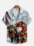 Moisture-wicking Christmas Santa Aloha Shirt