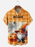 Moisture-wicking Halloween Gnomes Chest Pocket Casual Shirt