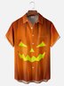 Moisture Wicking Halloween Pumpkin Head Hawaiian Shirt