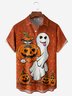 Moisture-wicking Halloween Ghost Love You Boo Hawaiian Shirt by David Lozeau