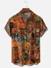 Moisture Wicking Halloween Pumpkin Ghost Hawaiian Shirt