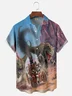 Moisture Wicking Dinosaur Hawaiian Shirt