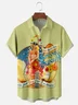 Moisture-wicking Nautical Navy Sailing Ship Beauty Chest Pocket Hawaiian Shirt