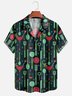 Moisture-wicking Mid-century Geomatric Cocktail Aloha Shirt