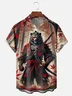 Moisture Wicking Samurai Bear Hawaiian Shirt