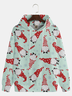 Christmas Gnome Illustration Hoodie Sweatshirt