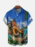 Moisture Wicking Mermaid Hawaiian Shirt