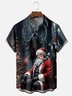 Moisture Wicking Santa Hawaiian Shirt