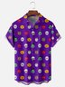 Moisture-wicking Halloween Ghost Chest Pocket Hawaiian Shirt