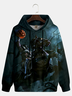 Halloween Headless Horseman Art Illustration Hoodie Sweatshirt