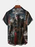 Moisture-wicking Black Myth Wukong Chest Pocket Hawaiian Shirt