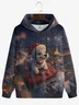Christmas Flying Blanket Dog Hoodie Sweatshirt