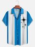 Moisture-wicking Geomatric Bowling Shirt