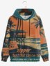 Vintage Beach Art Poster Hoodie Sweatshirt