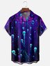 Moisture-wicking Halloween Skull Chest Pocket Casual Shirt