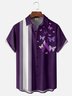 Moisture-wicking Alzheimer's Day Chest Pocket Bowling Shirt