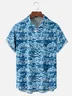 Moisture-wicking Sea Turtle Chest Pocket Hawaiian Shirt