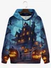 Halloween Pumpkin Castle Hoodie Sweatshirt