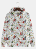 Christmas Lights and Gnome Art Hoodie Sweatshirt