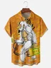 Moisture Wicking Bigfoot Beer Chest Pocket Hawaiian Shirt