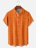 Moisture-wicking Geometry Chest Pocket Hawaiian Shirt