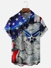 Moisture-wicking Air Force Veterans Day Chest Pocket Casual Shirt