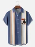 Moisture-wicking Toucan Drinking Beer Chest Pocket Bowling Shirt