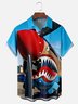 Moisture-wicking Veterans Day P40 Air Force Fighter Chest Pocket Casual Shirt