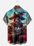 Moisture Wicking Corsair Pirate Chest Pocket Hawaiian Shirt