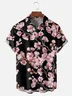 Moisture-wicking Japanese Sakura Chest Pocket Hawaiian Shirt