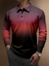 Moisture Wicking Golf Polo Gradient Color