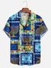 Moisture-wicking Hanukkah Candle Aloha Shirt
