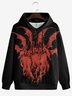 Rock Spirit Death Print Hoodie Sweatshirt
