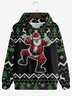 Christmas Santa Drinks Hoodie Sweatshirt