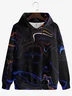 Random Abstract Texture Hoodie Sweatshirt