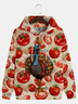 Thanksgiving Harvest and Turkey Hoodie Sweatshirt